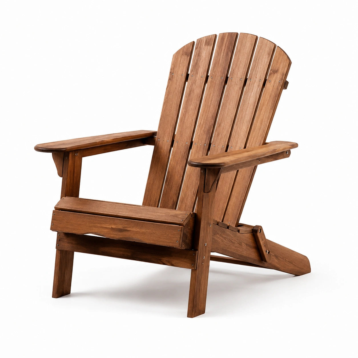 Sedia Adirondack in legno di acacia marrone 80x90x95 cm