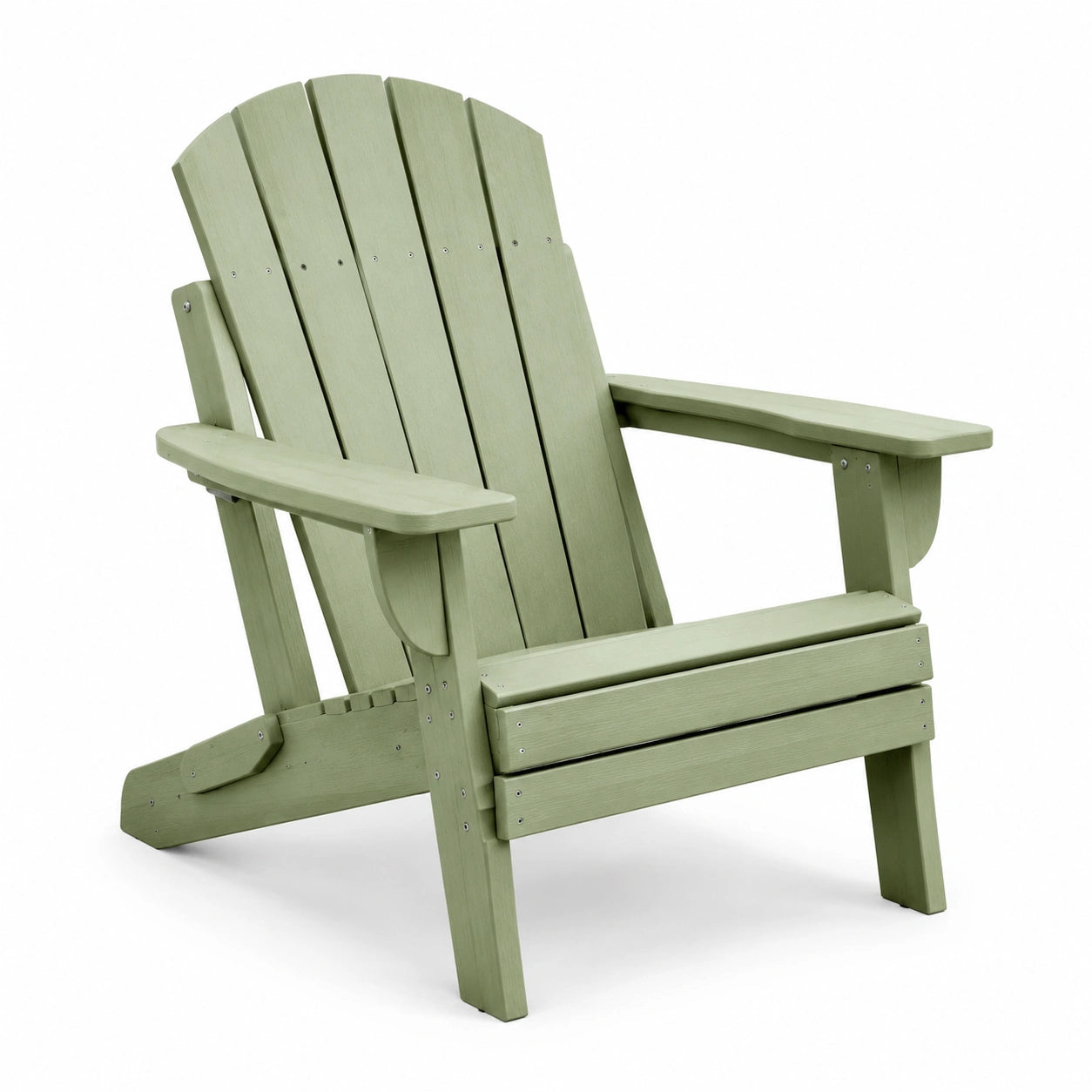 Sedia Adirondack in legno verde