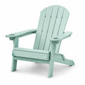 Sedia Adirondack in legno colore menta per esterni