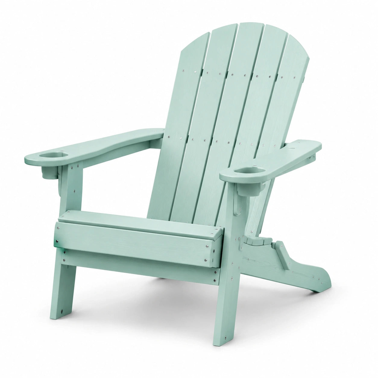 Sedia Adirondack in legno colore menta per esterni