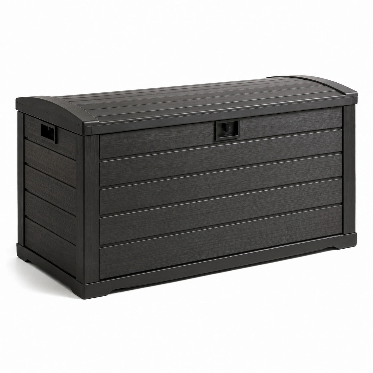 Contenitore da Esterno in Plastica Resistente Nero 120x45x60 cm