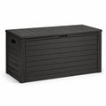 Baule da esterno in plastica nera